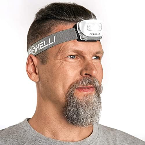 Black waterproof aaa headlamp for camping