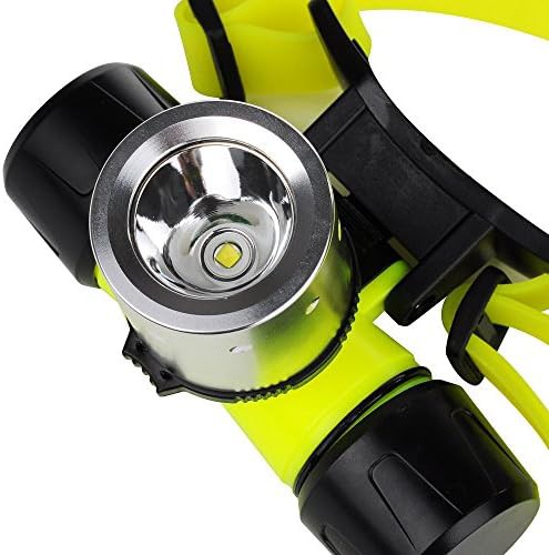 Waterproof diving headlamp with 1200 lumens — photo 3
