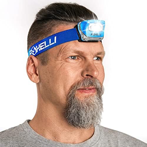 Neon pink waterproof headlamp for running