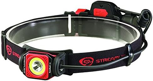Black adjustable red led headlamp with ipx4