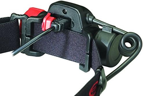Black adjustable red led headlamp with ipx4 — photo 5