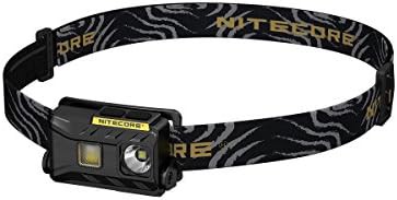 Black rechargeable wide beam headlamp