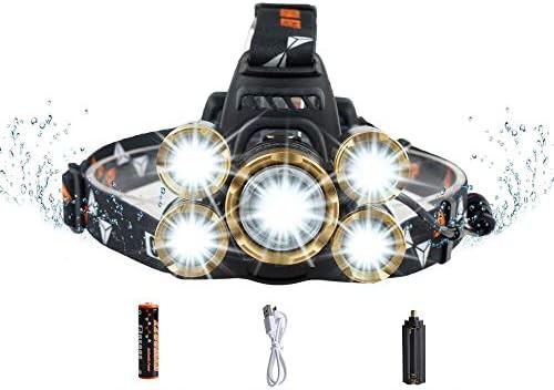 High Lumen Zoomable Hard Hat Headlamp