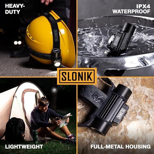 Black USB Rechargeable Hiking Headlamp — photo 4