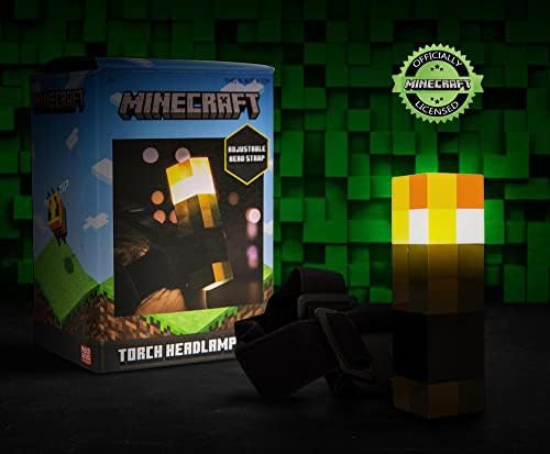 Minecraft brownstone torch battery headlamp — photo 2