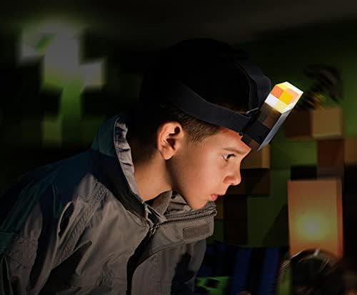 Minecraft brownstone torch battery headlamp — photo 4
