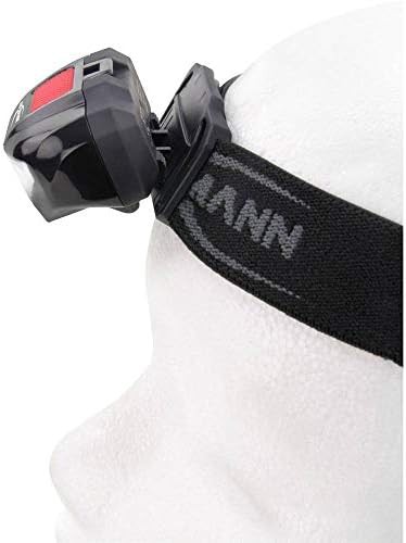 Black tiltable LED headlight for outdoor activities — photo 4