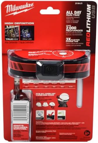 USB rechargeable hard hat light — photo 5