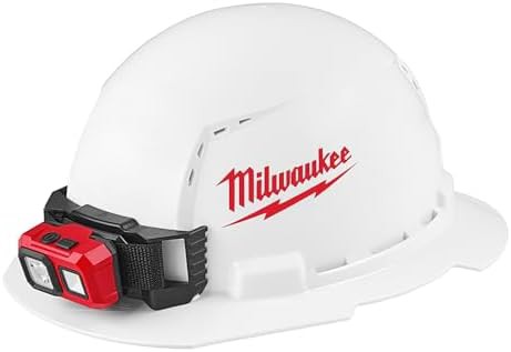 Milwaukee spot flood adjustable hard hat headlamp — photo 4