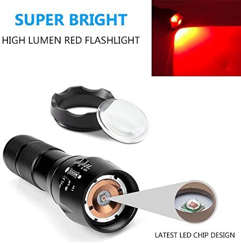 Deep red zoomable hunting light set — photo 3