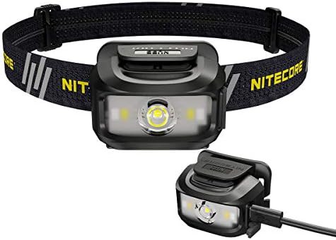 Dual power source long runtime headlamp