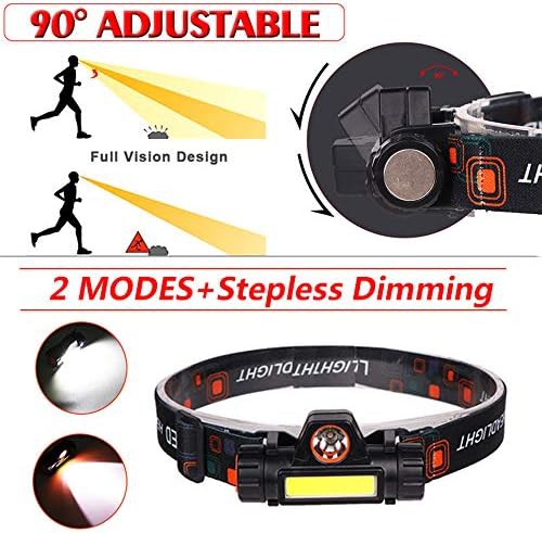Zoomable rotation adjustment headlamp two pack — photo 3