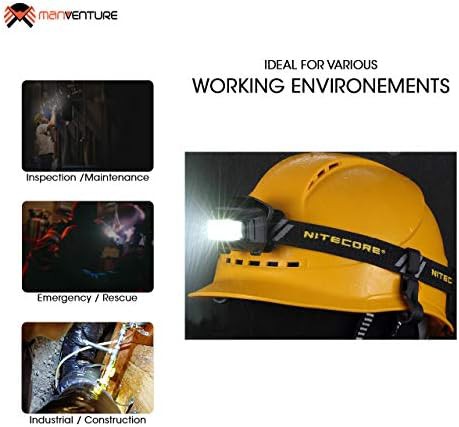 Black waterproof hybrid dual power headlamp — photo 4