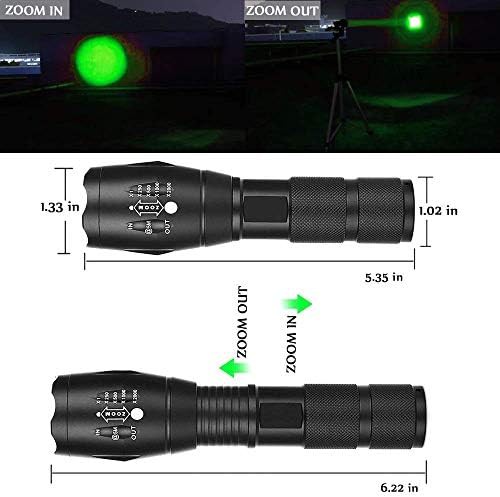 Climbing green led hunting headlamp and flashlight — photo 5