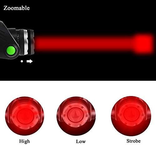 Red light hunting flashlight and headlamp — photo 5