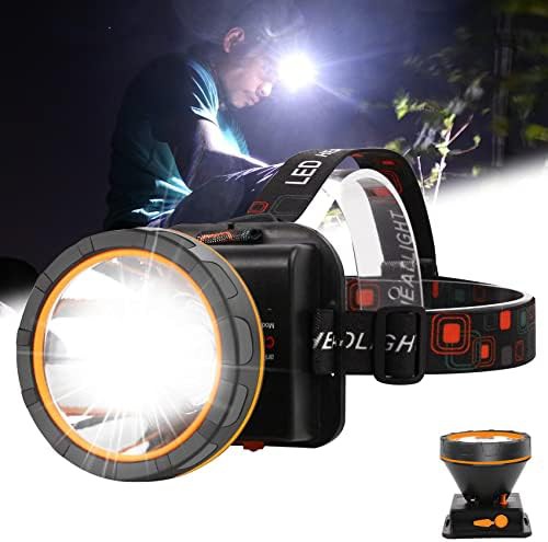 High Lumen USB Rechargeable Headlamp Flashlight
