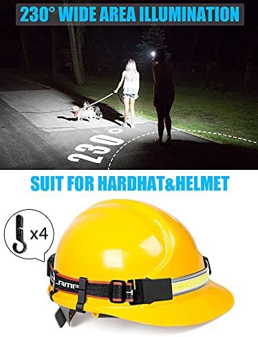 Broadbeam rechargeable COB LED headlight with taillight — photo 3