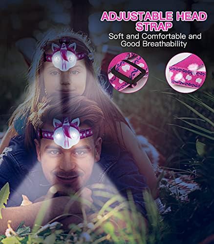 Unicorn toy LED headlamp for kids — photo 4