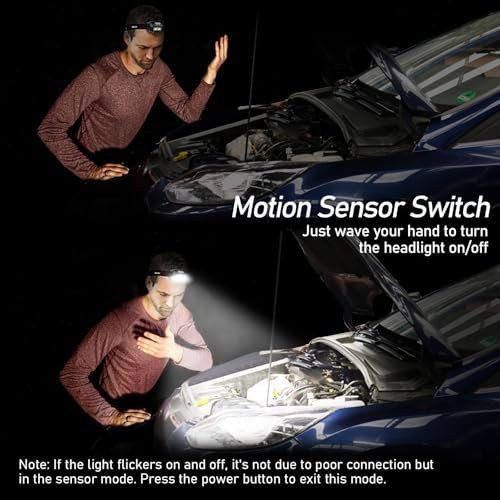 Lumens motion sensor white headlamp — photo 4