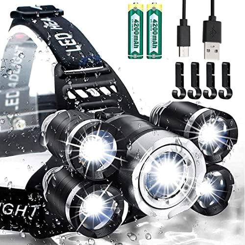 Silver zoomable ultra bright work headlight