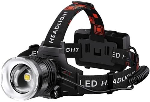 Zoomable waterproof twelve mode headlamp