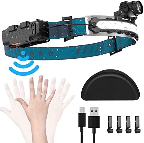Wide beam waterproof hard hat light