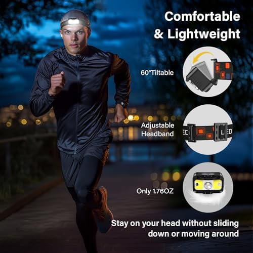 Rechargeable Motion Sensor Headlamp Two Pack — photo 5