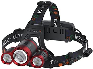 Three LED lightweight zoom headlamp