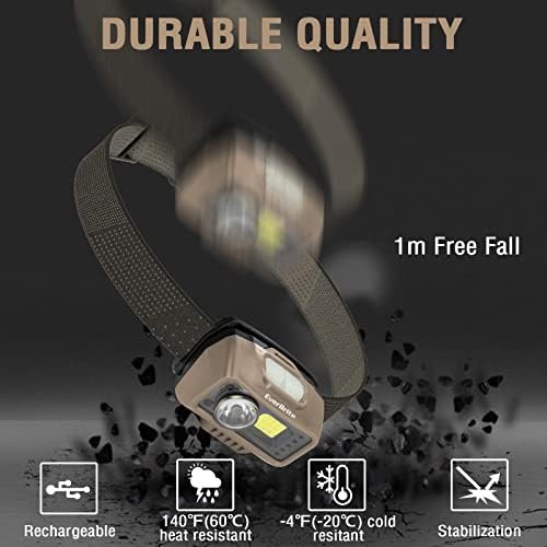 Everbrite khaki motion sensor headlamp 9 modes — photo 5