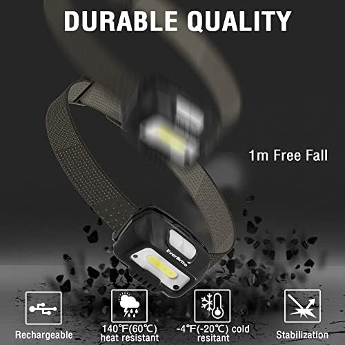 Everbrite black motion sensor headlamp 6 modes — photo 5
