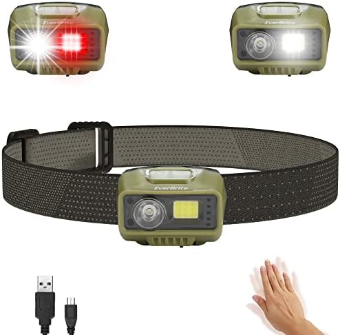 Everbrite green motion sensor headlamp 9 modes