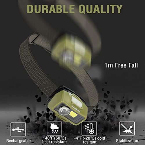Everbrite green motion sensor headlamp 9 modes — photo 5