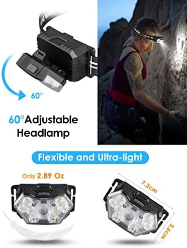 AAA lightweight camping headlamp two pack — photo 4