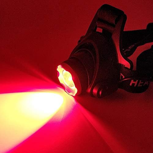 Bundle lightweight red led headlamp and headband — photo 5