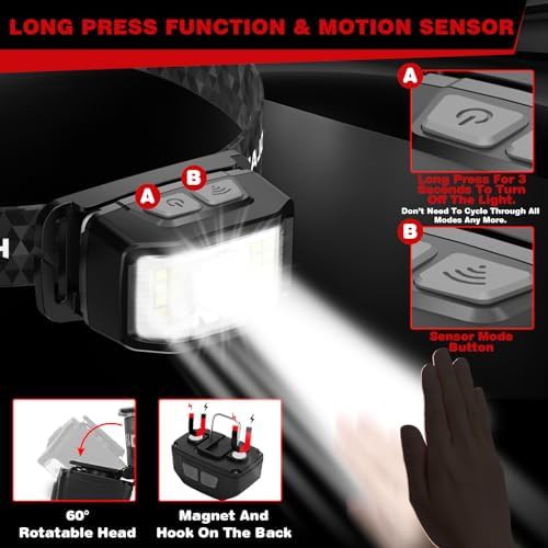 Rechargeable Red Light Headlamp for Fishing — photo 4