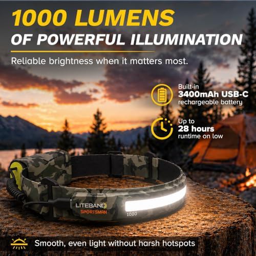 Liteband pro rechargeable camo headlamp — photo 3