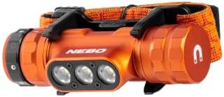 Rugged 1000 lumen tilting rechargeable headlamp