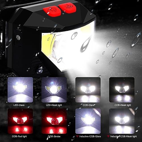 Rechargeable motion sensor headlamp two pack — photo 4