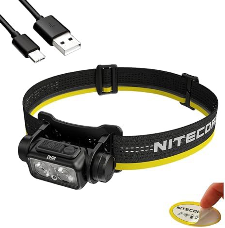 Nitecore NU43 rechargeable camping headlamp