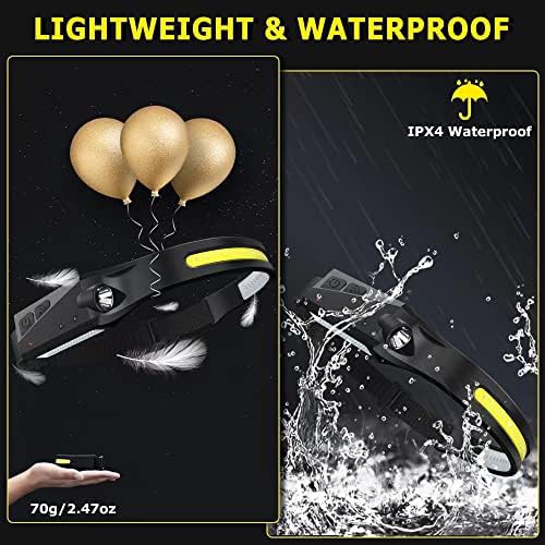 Wide beam rechargeable headlamp five pack — photo 5