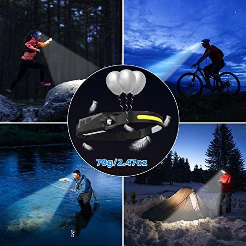 UUYEE rechargeable 3 pack wide beam headlamp — photo 5