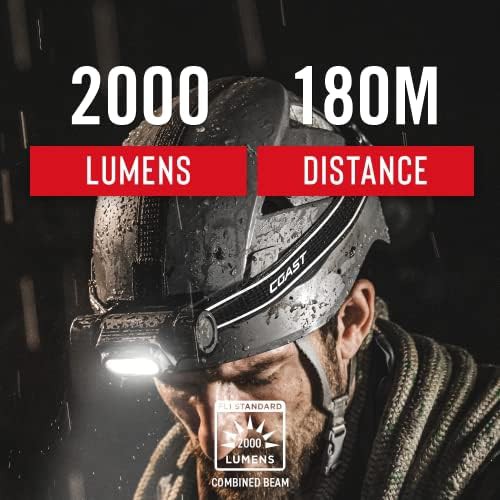 Coast WPH34R waterproof ultra bright dual power headlamp — photo 3