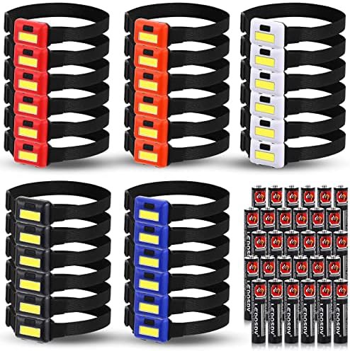 Waterproof AAA headlamp thirty pack for groups