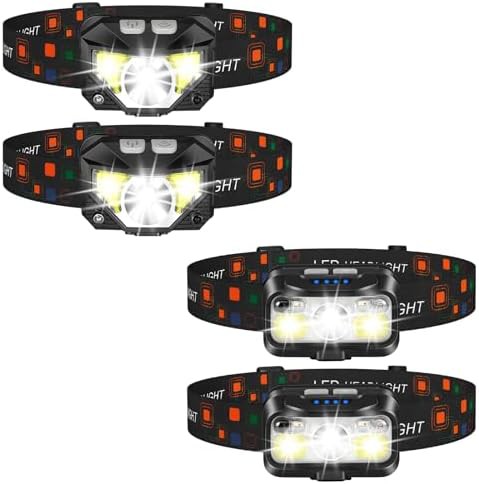 TG-T069 rechargeable motion sensor headlamp 4 pack