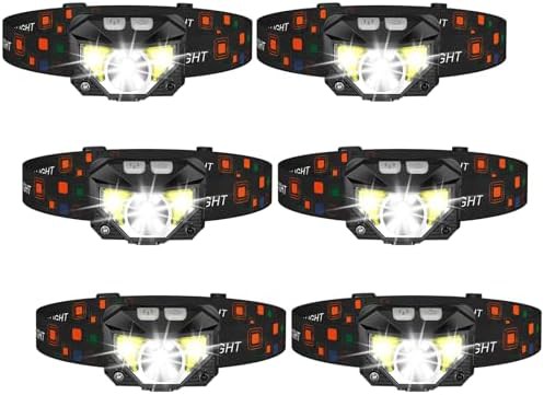 TG-T069 lumen rechargeable headlamp 6 pack