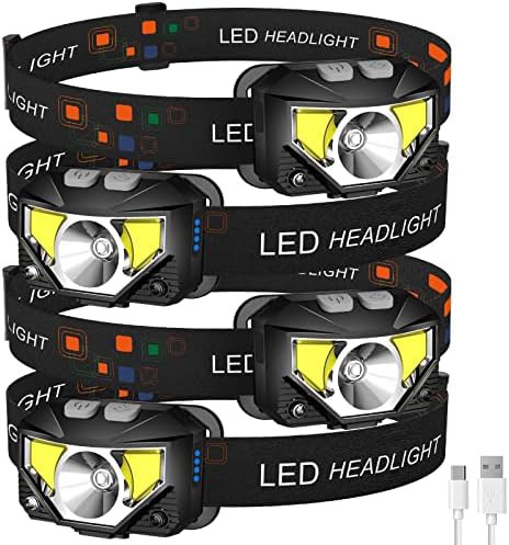 TG-T069 lumen rechargeable headlamp 6 pack — photo 3