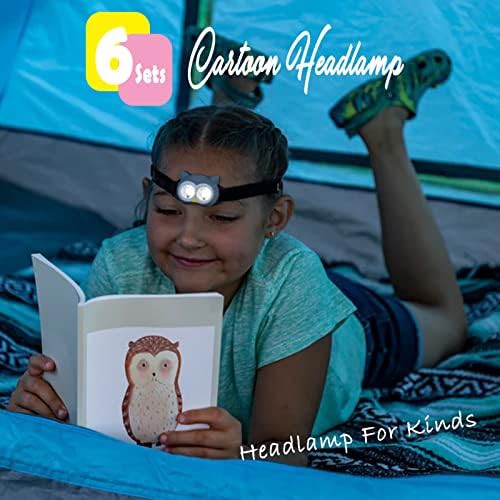 Animal Theme Kids Six Pack Headlamps — photo 4