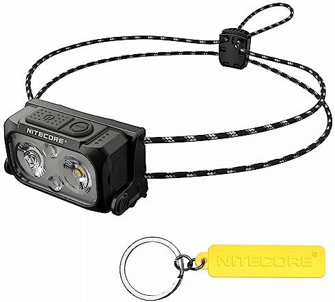 Ultra Lightweight Dual Beam Black Headlamp