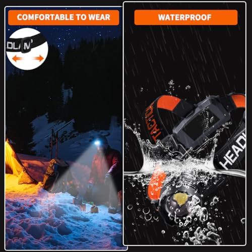 Adjustable focus waterproof headlamp two pack — photo 5