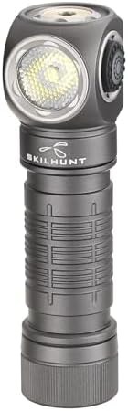 Compact USB magnetic headlamp grey